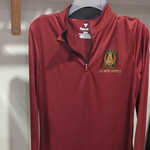 Fanatics Atlanta United Maroon Quarter-Zip Pullover